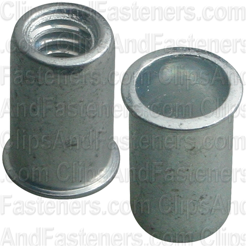 100 10 24 U.S.S. Thin Sheet Steel Nutserts  