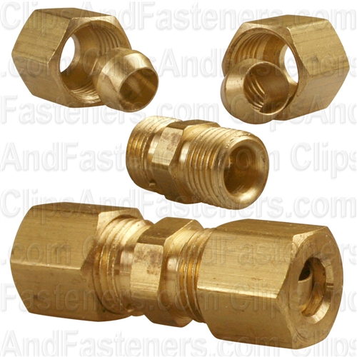 Brass Compression Union Tube Size