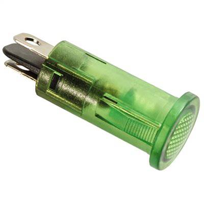 Led Indicator Light With Green Lens