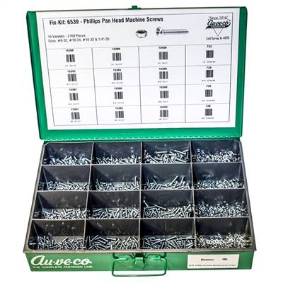 Phillips Pan Head Machine Screws and Nuts Kit